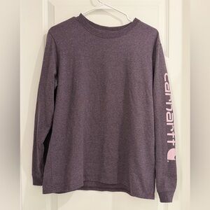 Carhartt Women's Purple Long Sleeve Loose Fit